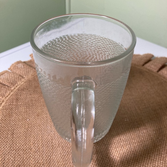 Vintage Malaysia 18oz Sturdy Glass Mug. 6” tall. Says Malaysia on bottom - Picture 2 of 5